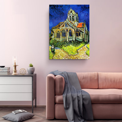 " The Church At Auvers Sur Oise 1890 Reproduction " by Vincent Van Gogh