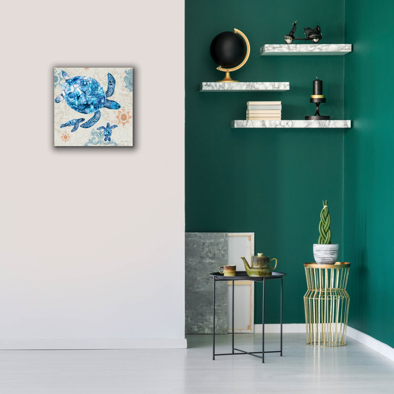 «Coastal Collection C» par Jean Plout, art mural sur toile, H 18 po x l 18 po