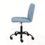 Chaise de bureau pivotante sans accoudoirs avec base en métal-165753278