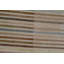 Wool Striped Area Rug in Beige/Black