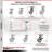 4-Piece Semi Steel Caster Set