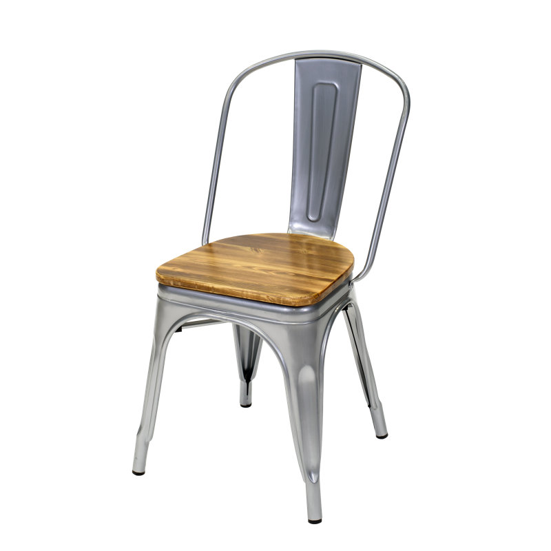 Chaise empilable Engrom, Gris bronze