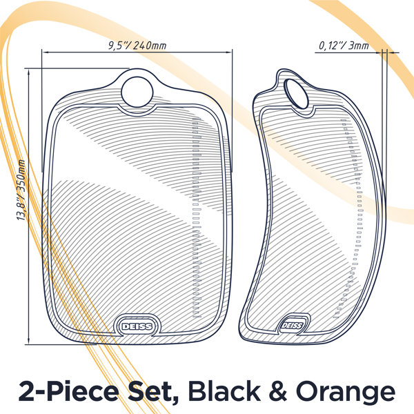 Crestone Plastic Cutting Board, Set Of 4 With Storage Stand, Preventing  Cross-Contamination Of Different Food Types, Dishwasher Safe