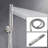 10 Inch Shower Head And Handheld Unit In Brushed Nickel For Bathroom Luxury Experience Pair Upgrade