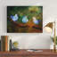 « trois little blue oiseau », impression sur toile-31383178