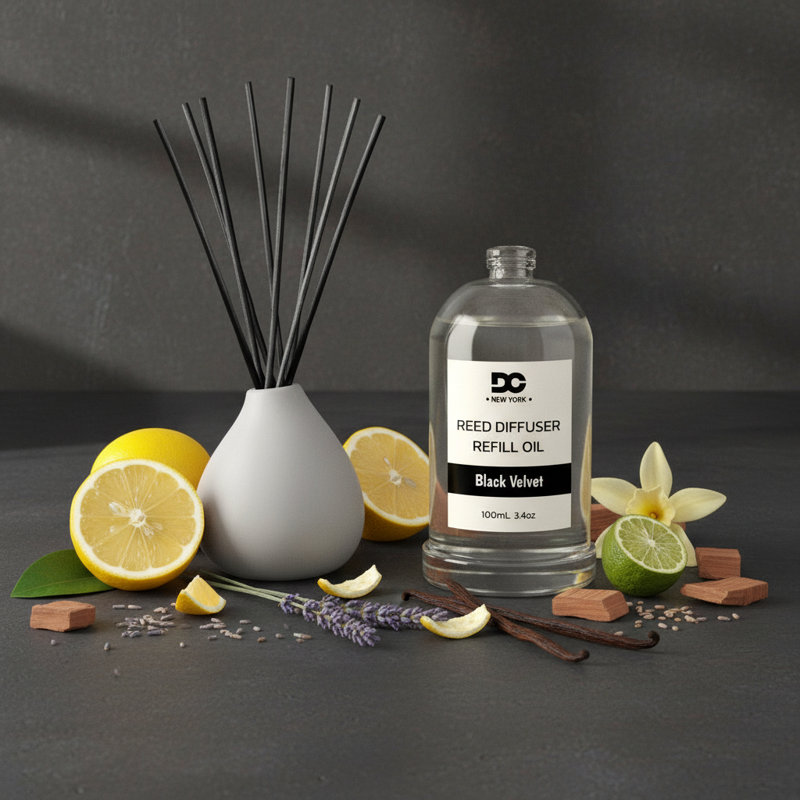 Recharge de diffuseur en velours noir DANIELLA'S CANDLES