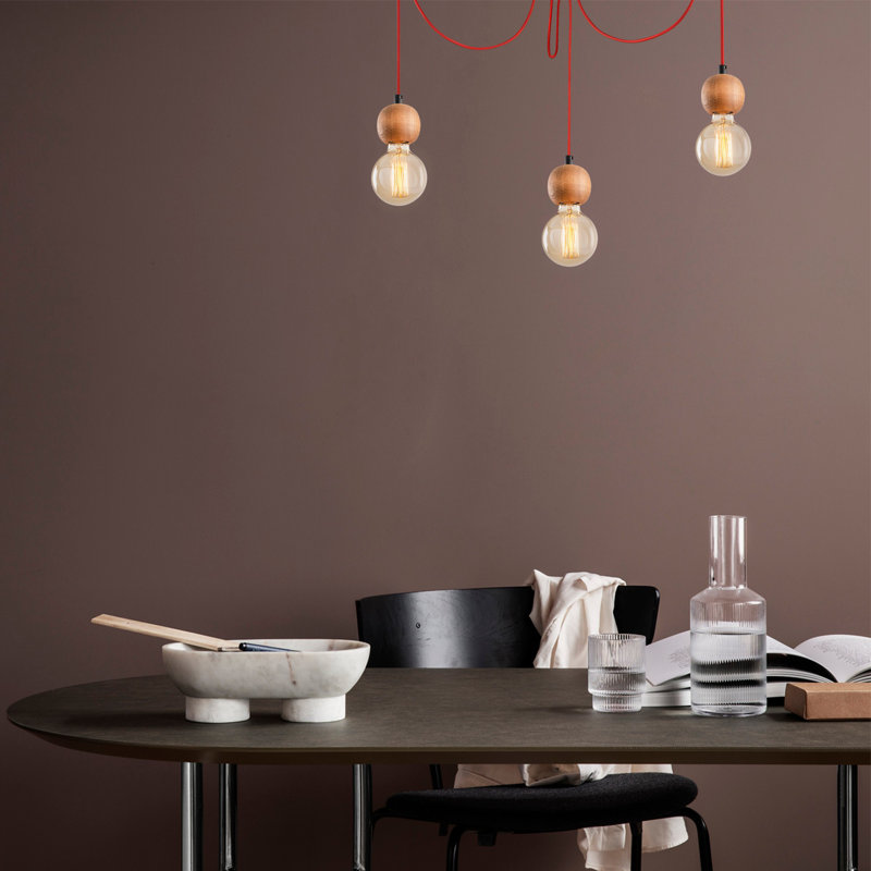 Luminaire suspendu en grappe à 3 lumières Herren