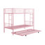 Lit superposé avec couchette METAL - rose-118678343