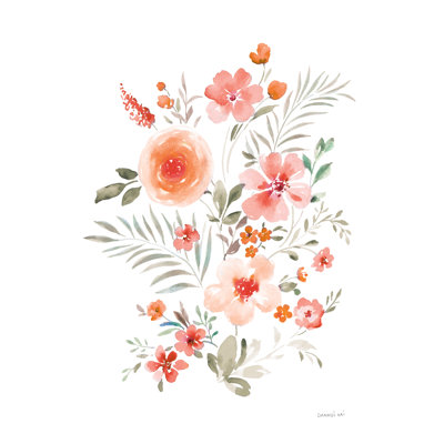 Floral Serenade IV by Danhui Nai - Wrapped Canvas Painting