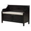 Banc de rangement à couvercle rabattable Delyssa-1700504018
