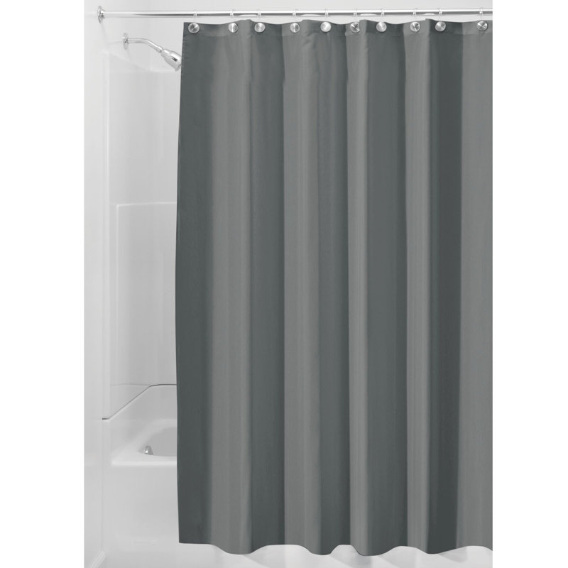 Charcoal Gray Polyester Shower Curtain Liner 72" x 72"