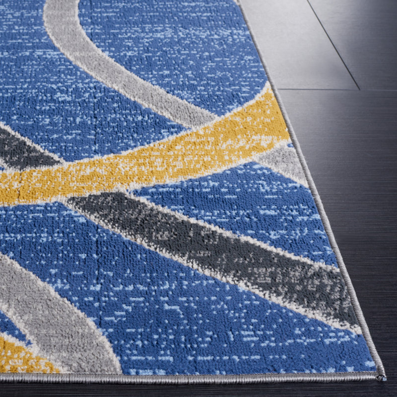 Gaudioso Performance Abstract Rug, Rectangle 5'3" x 7'6"