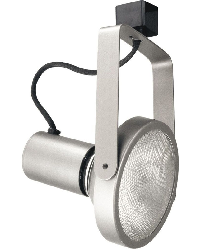Adjustable Track Lighting Head, Nickel