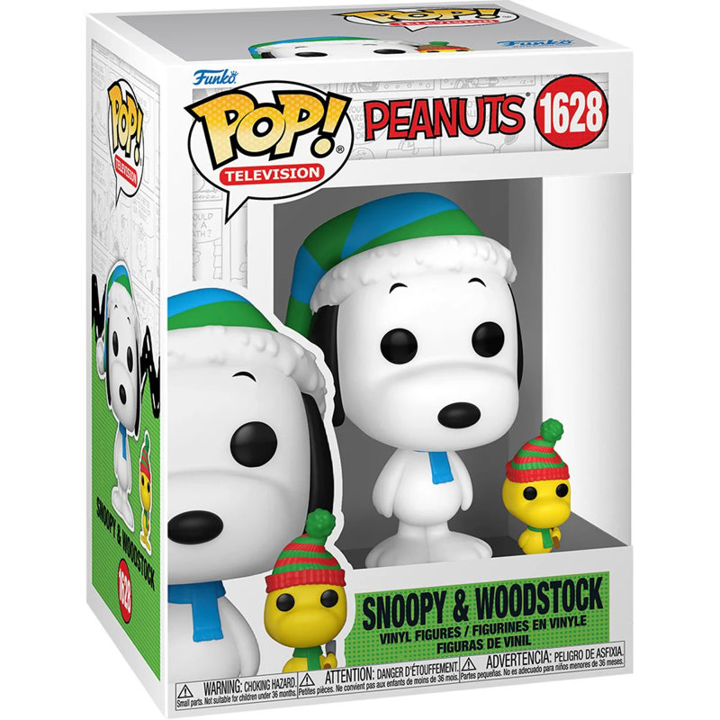 Funko Pop! Charlie Brown Christmas Snoopy & Woodstock # 1628