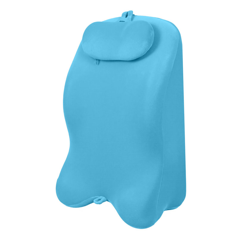 Ergonomic Spinal Posture Support & Multi-Functional Bed Pillow - Blue, Blue