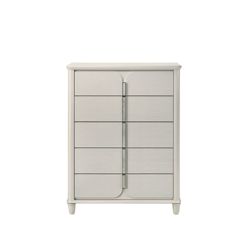 Commode blanc perle Laveda
