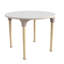 Table de classe ronde en bois à hauteur ajustable Bright Beginnings-86004677