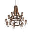 Barrel Stave 12 - Light Chandelier