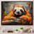 Black Floater Framed