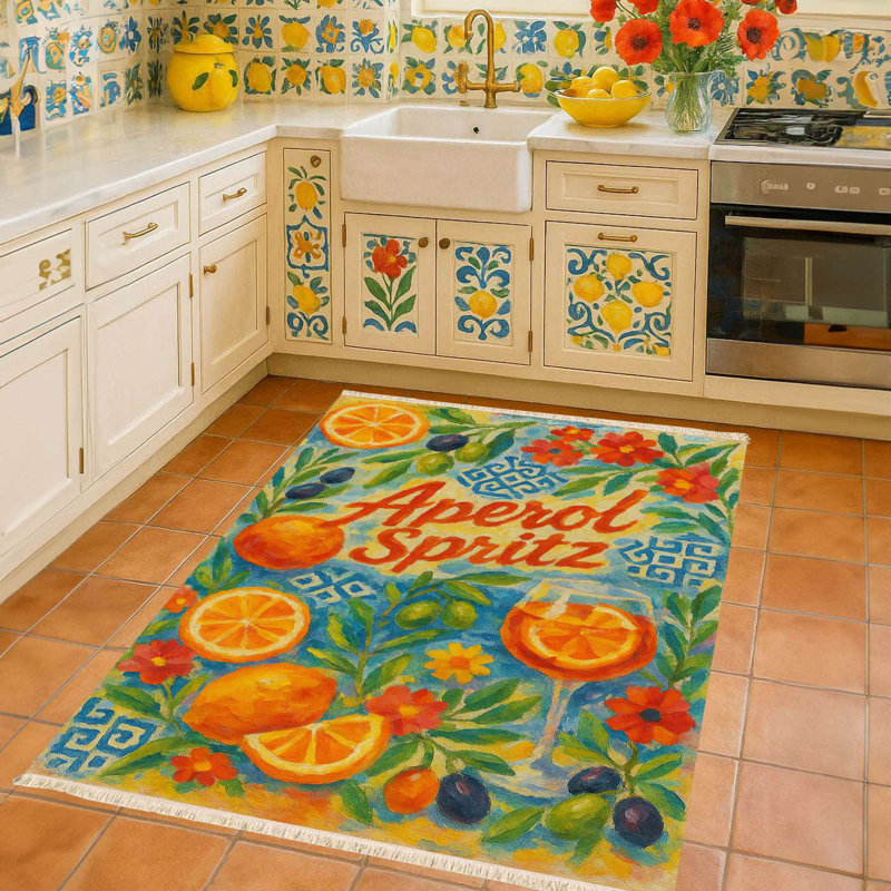 Tapis de cuisine Aperol