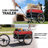 Bike Cargo Trailer, Heavy Duty 220 lbs Bicycle Wagon Cart, 20" Whee,l Folding Groceries Hauler with Safe Hitch System, Removable Cover, Oxford Fabric for Cycling Travel-137876892