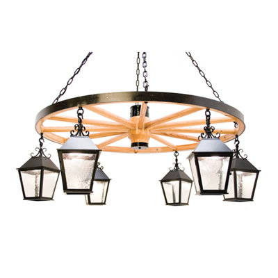 Rustic Lodge 6 - Light Chandelier