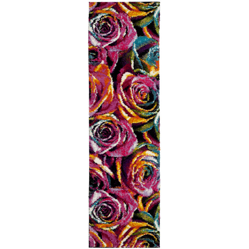Cleveland Performance Floral Rug, Runner 2'3" x 8'