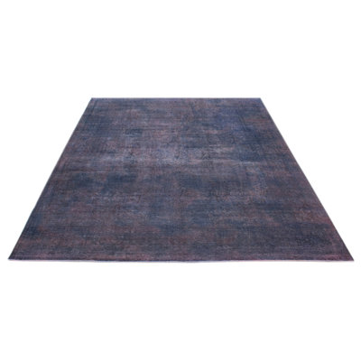 Koburn One-of-a-Kind 9'7" X 12'6" 1990s Wool Area Rug in Navy