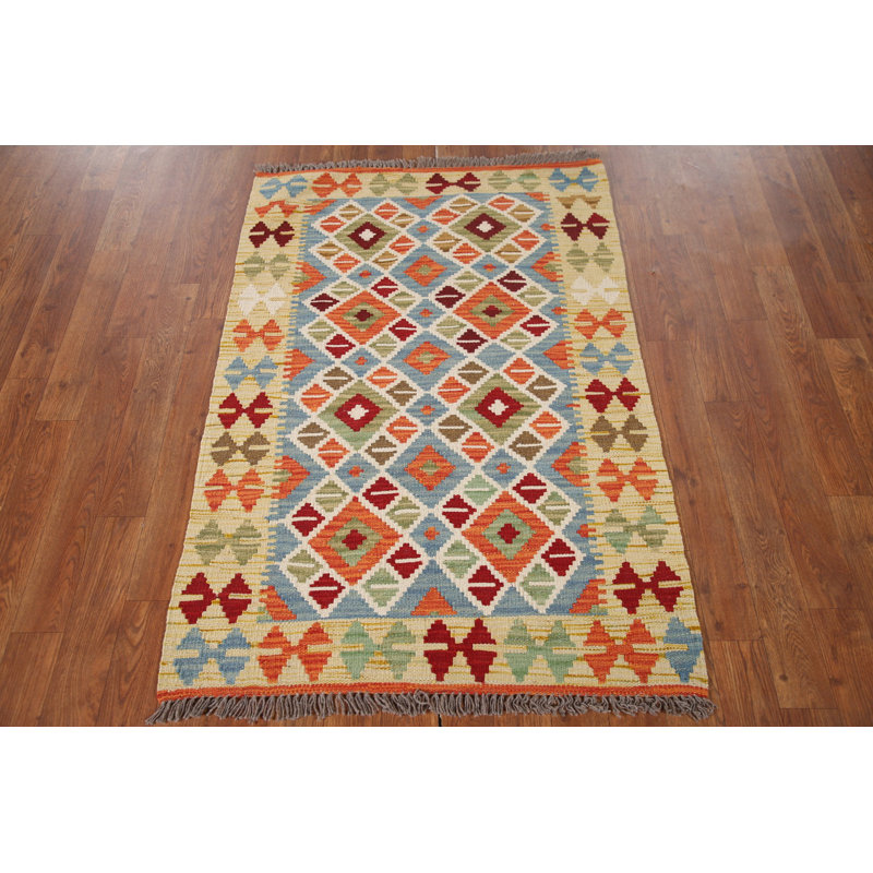 Multolor Kilim Oriental Accent Rug 3x4