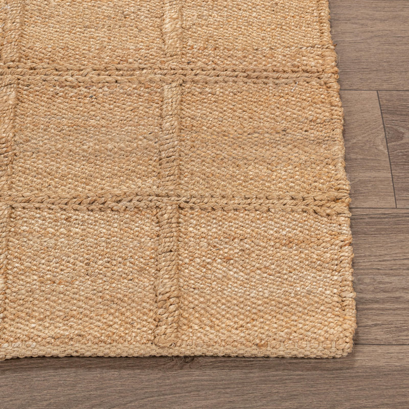 Aberdeen Handwoven Jute Accent Rug, Rectangle 9' x 12', Green