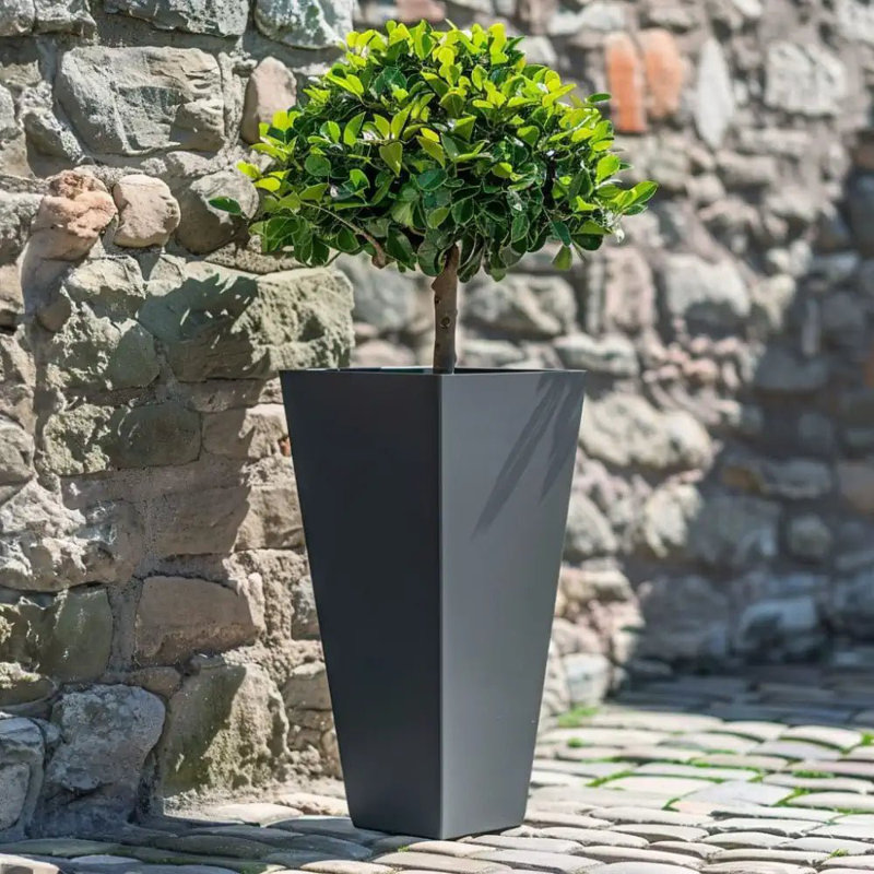 Benni Planter Box, Grey, 30cm H x 70cm W x 30cm D