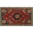 Keaire One-of-a-Kind 4'10" x 8'3" 1980s Runner Wool Area Rug in Ivory and Red