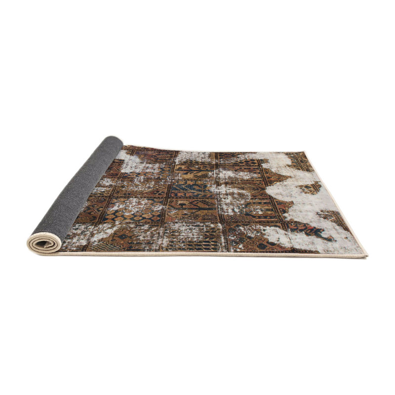 Tapis abstrait moderne 908, Rond 6 pi