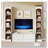 70.86" 5-Tier White & Oak Modern Slim Corner Cube Bookcase For Living Room, Office, Bedroom