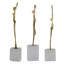 Ensemble de 2 lampes de table Sagebrook Home Elegance - Design moderne en verre, parfait pour toute pièce - illuminez et inspirez.