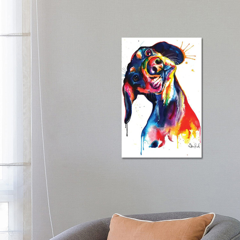 Dachshund - Wrapped Canvas Print, 66.04 cm H x 45.72 cm W x 3.175 cm D