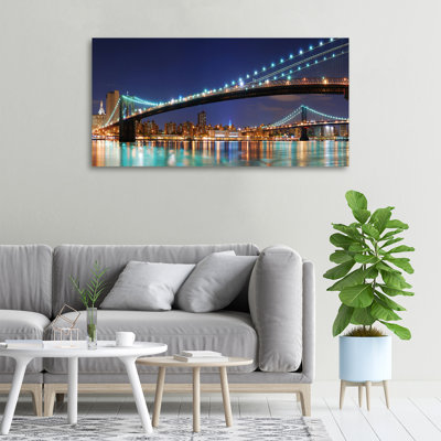 Manhattan New York - No Frame Print on Canvas