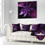 Fractale fleur mauve - coussin floral-30727876-30727880