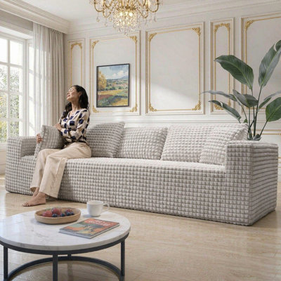 3 Seater Corduroy Sofa