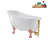 53.1'' x 25.6'' Freestanding Soaking Acrylic Bathtub-90763180-76275075