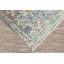 Tapis transitionnel gris en laine noué à la main 7 pi 11 po x 9 pi 9 po Oushak