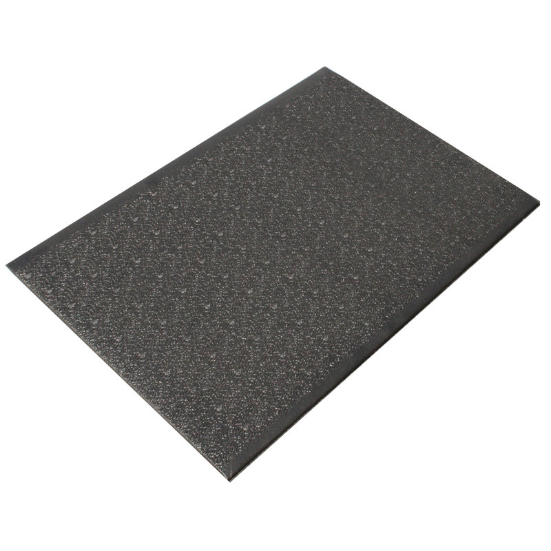 Tapis anti-fatigue texturée en vinyle éponge Vercher, Rectangle l 2 pi x L 3 pi