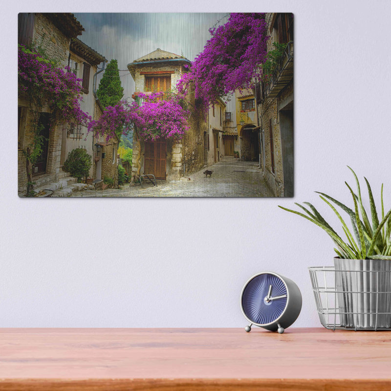 «Bougainvillea» par Luxe Metal Portfolio, H 12 po x l 16 po
