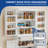72" Tall  Metal Pantry Storage Cabinet With Adjustable Shelves