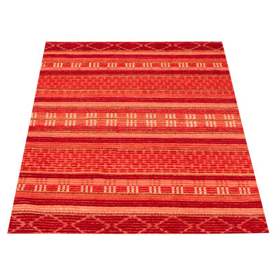 One-of-a-Kind 4'1" X 6'1" New Age Wool Area Rug in