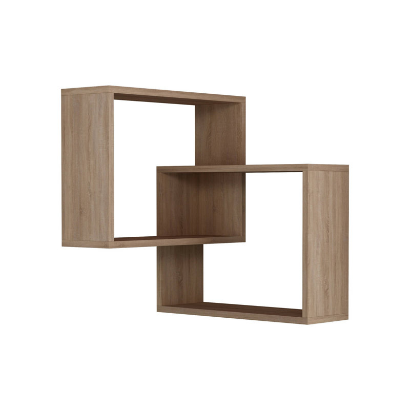 Isabelle 2 Piece Square, 26.77 H" x 26.77 W" x 23.62D", Oak