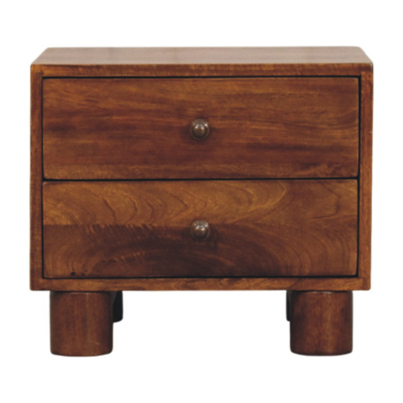 45cm W Solid Wood Bedside Table
