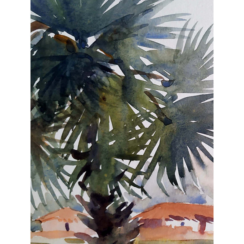 Beauté du Bengale champêtre | Aquarelle sur papier | Par Samiran Sarkar