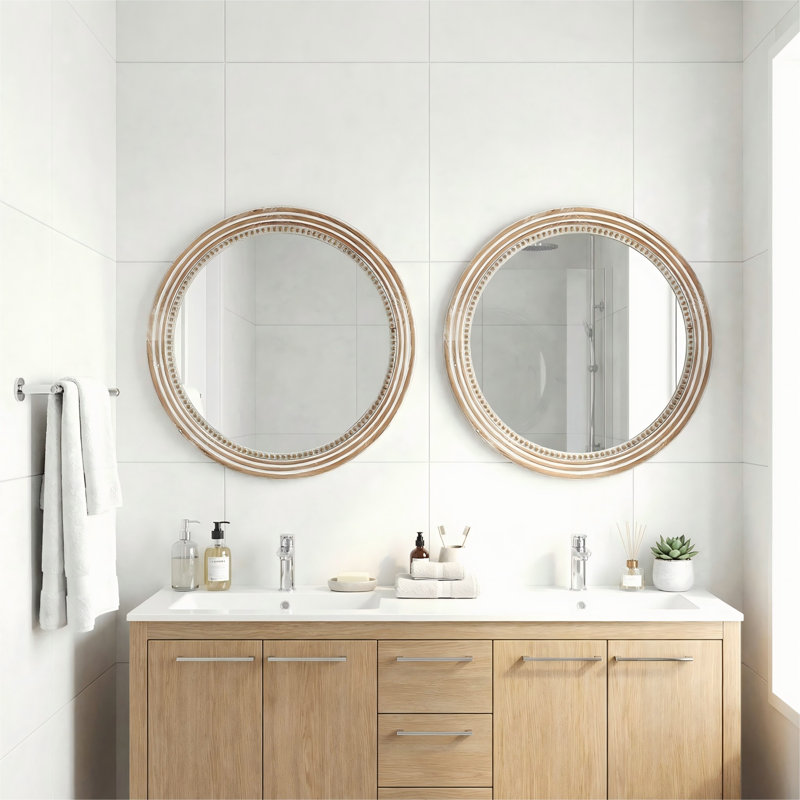 Miroir d'appoint mural pour salle de bain