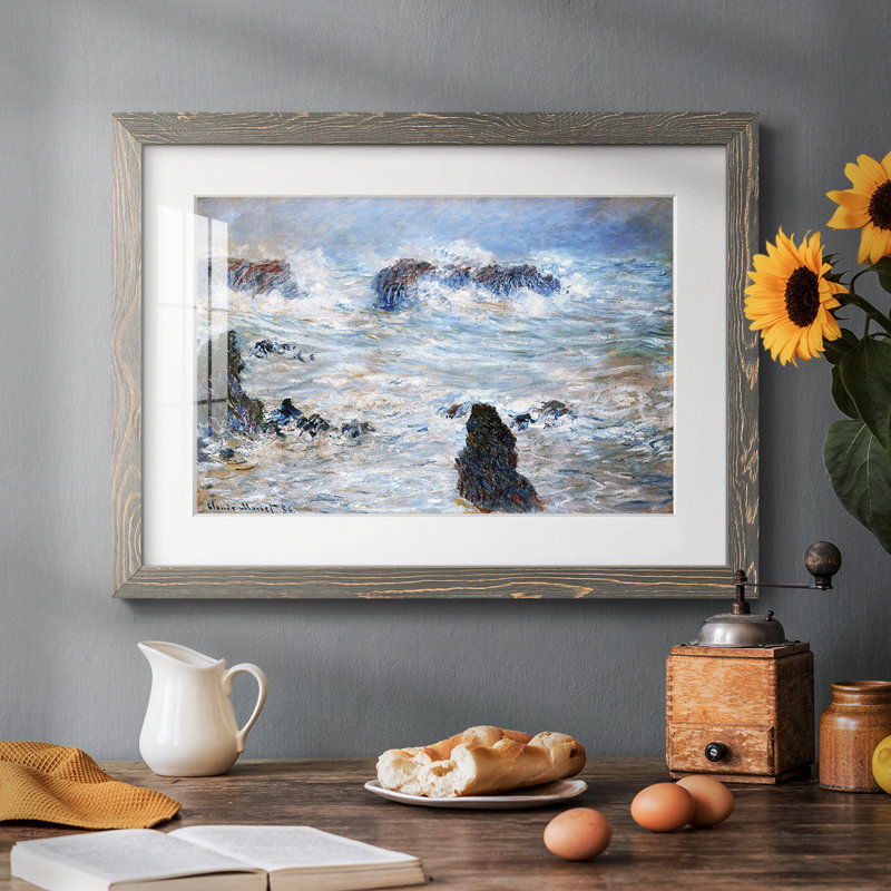 " Storm In The Belle ", Gray, 18" H x 26" W x 1.5" D
